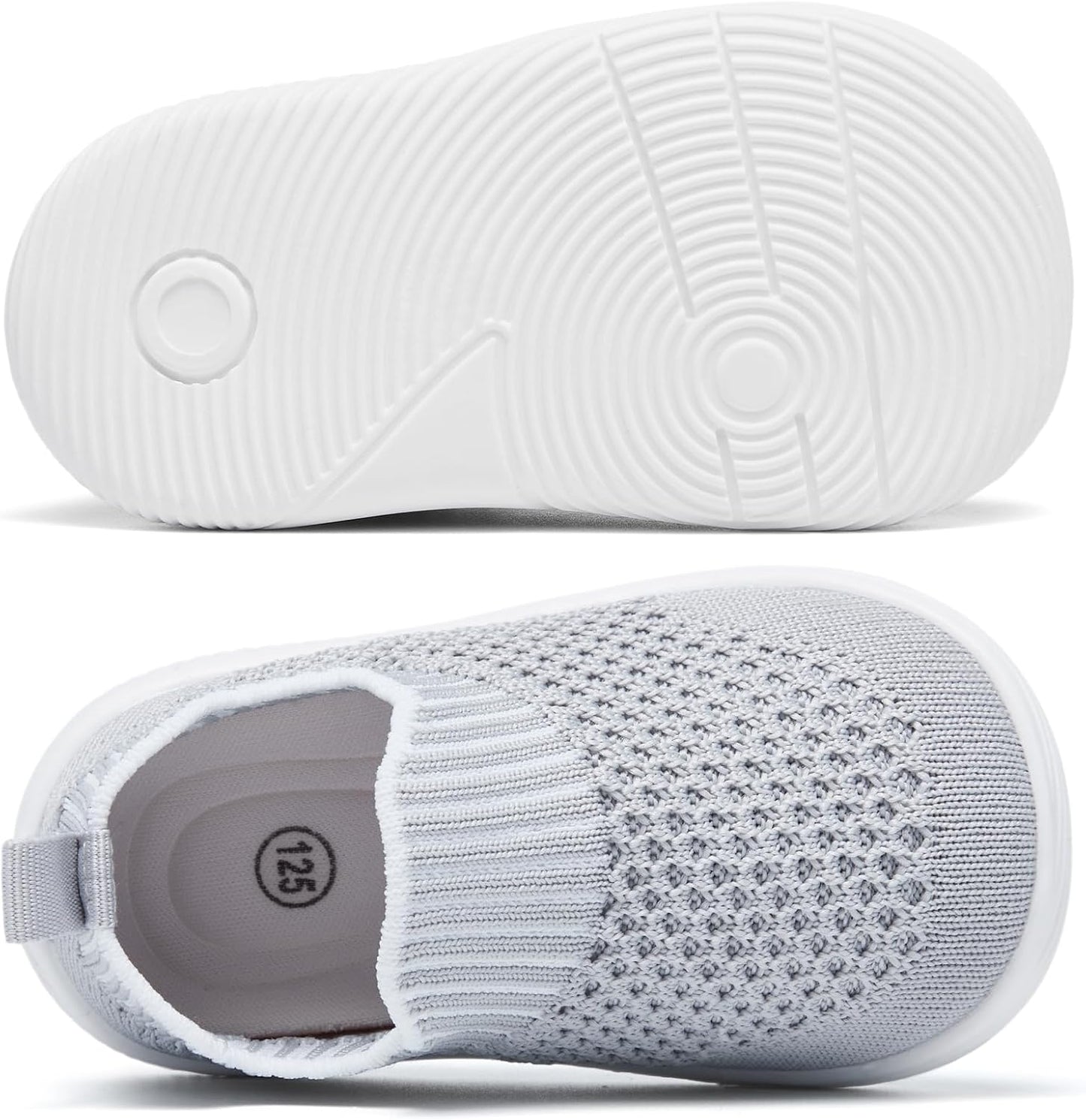 MORENDL Baby Toddler Walking Socks Non-Slip Breathable Unisex Casual Sneakers