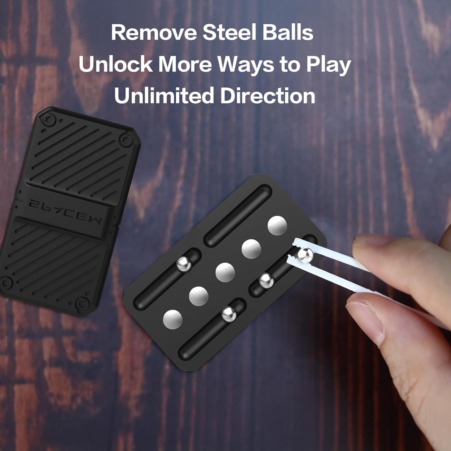 INNÔPLUS Fidget Slider, Fidget Toys Adults Metal Magnetic Fidgets Desk Toys, Cool EDC Gadgets Anxiety Stress Relief Toys, ADHD Tools for Adults, Mens Gifts for Him & Dad, Boyfriend