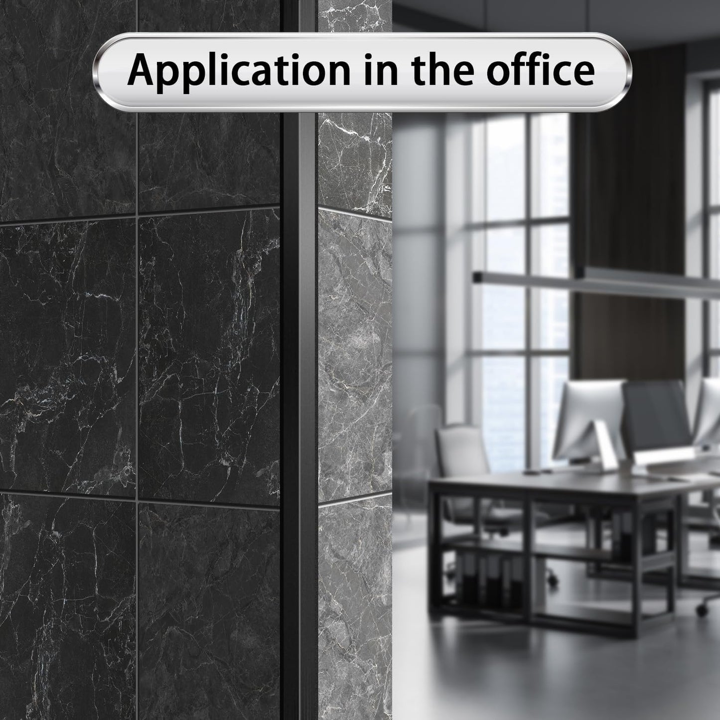 Aluminum Alloy Metal Corner Protector 10PCS Wall Corner Protector 0.6x0.6x48 inches Corner Trim Black Decoration Pack of 10 Corner Guards 21Ga Thickness