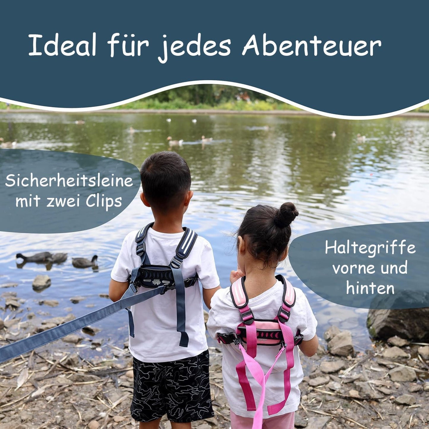 Hobbledehoo Safety Harness For Kids & Toddlers Aged 2-7 Years, Child Harness For Walking & Play Autism Safety Awareness