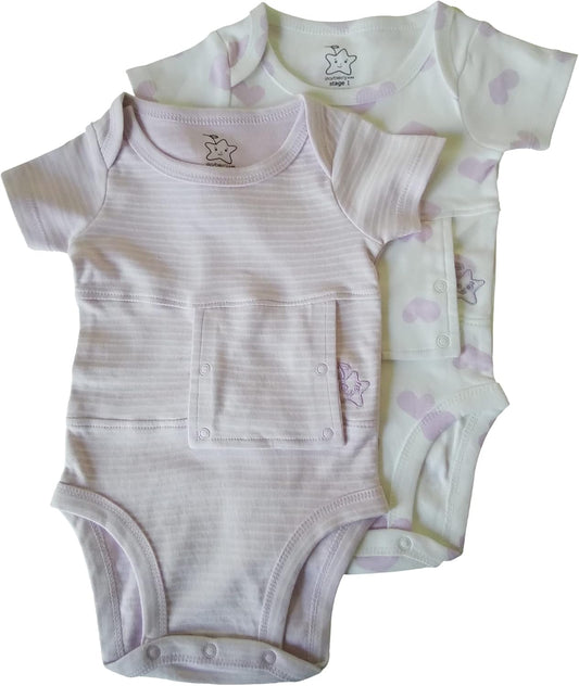Feeding Tube Undershirt Onesie for Babies, Toddlers and Children