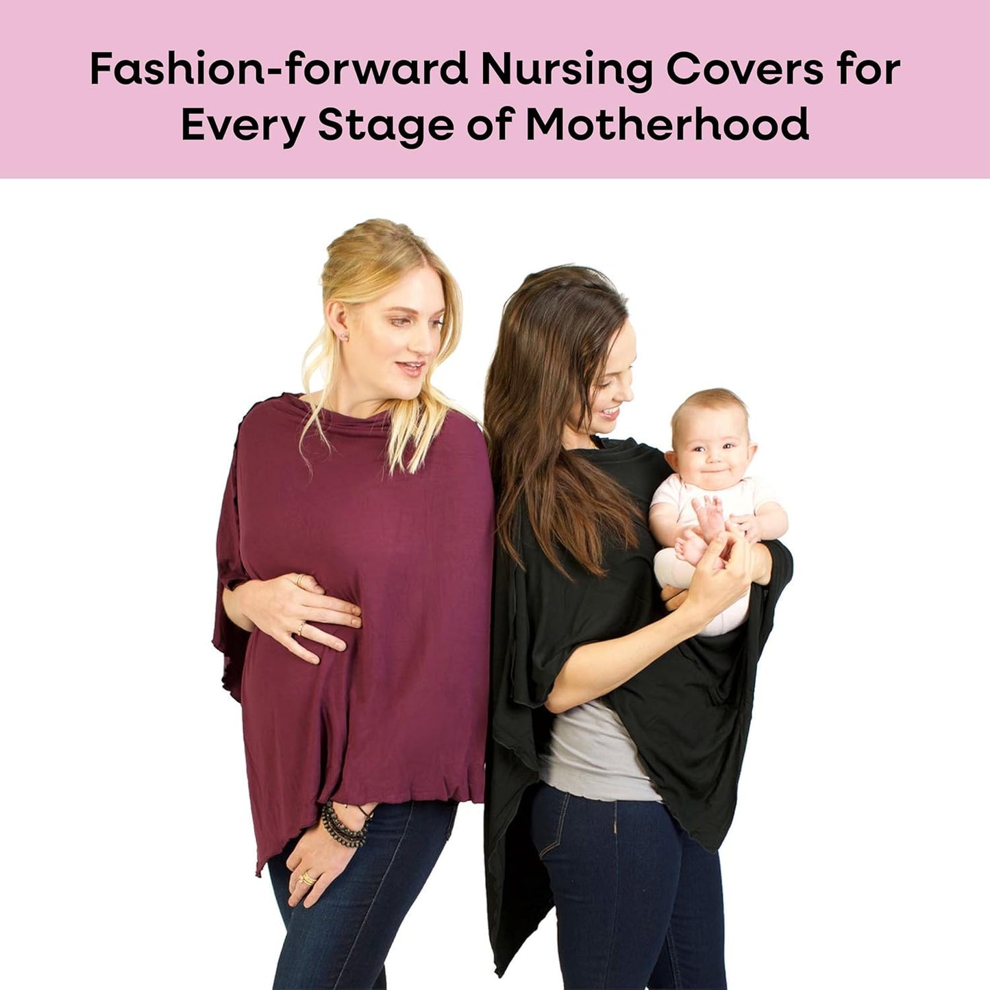 Bamboobies Breastfeeding Shawl - Nursing Cover for Breastfeeding - Ultra-soft