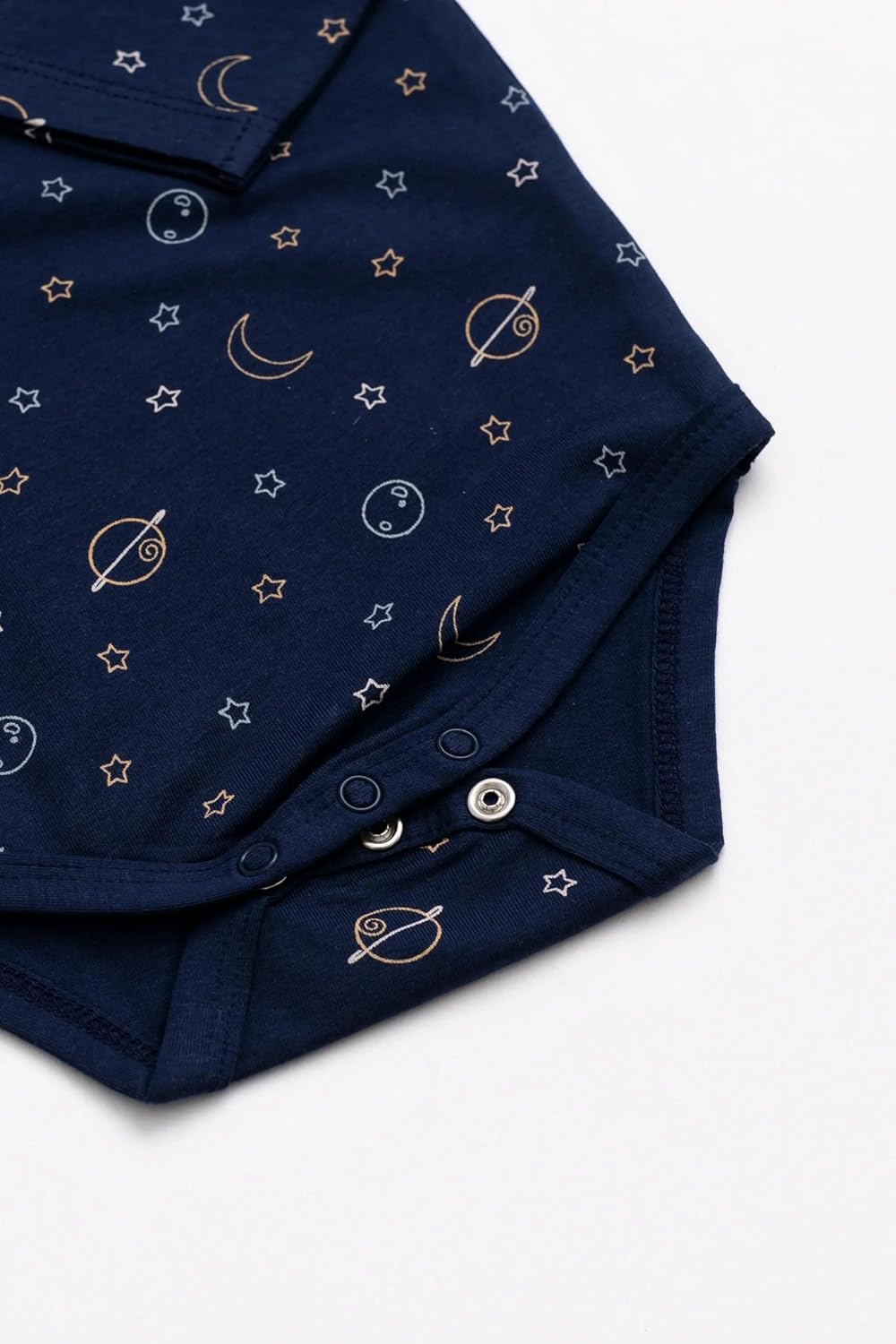 MONICA + ANDY Baby Organic Long Sleeve Jack and Jill Bodysuit