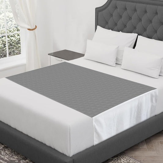CoolShields Waterproof Bed Pads, 60" x 36" Washable Reusable Mattress Protector Bedwetting Pad for Incontinence