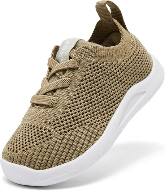 MORENDL Toddler Shoes Baby Walking Sock Shoes Infant Sneakers 0-4 Years Boy Girl Barefoot Tennis Shoe Non-Slip Brethable