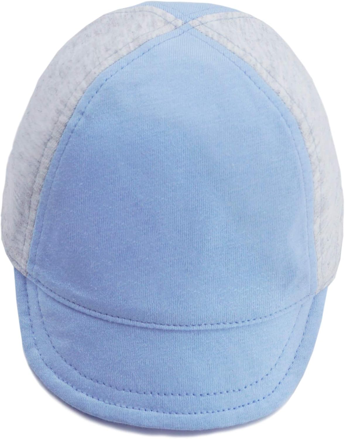 Keepersheep Baby Reversible Baseball Cap Infant Sun Hat, Cotton Knit Soft Brim for Infant Toddler, Summer Outdoor Unisex