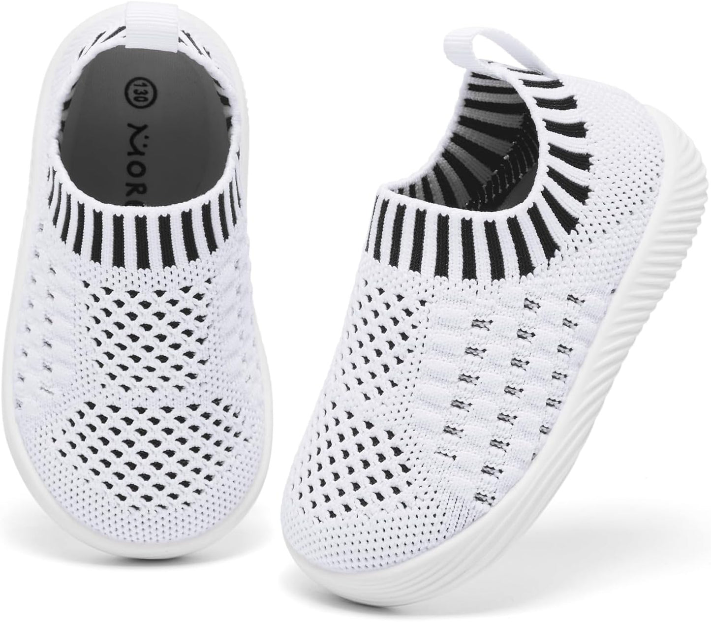 MORENDL Baby Toddler Walking Socks Non-Slip Breathable Unisex Casual Sneakers