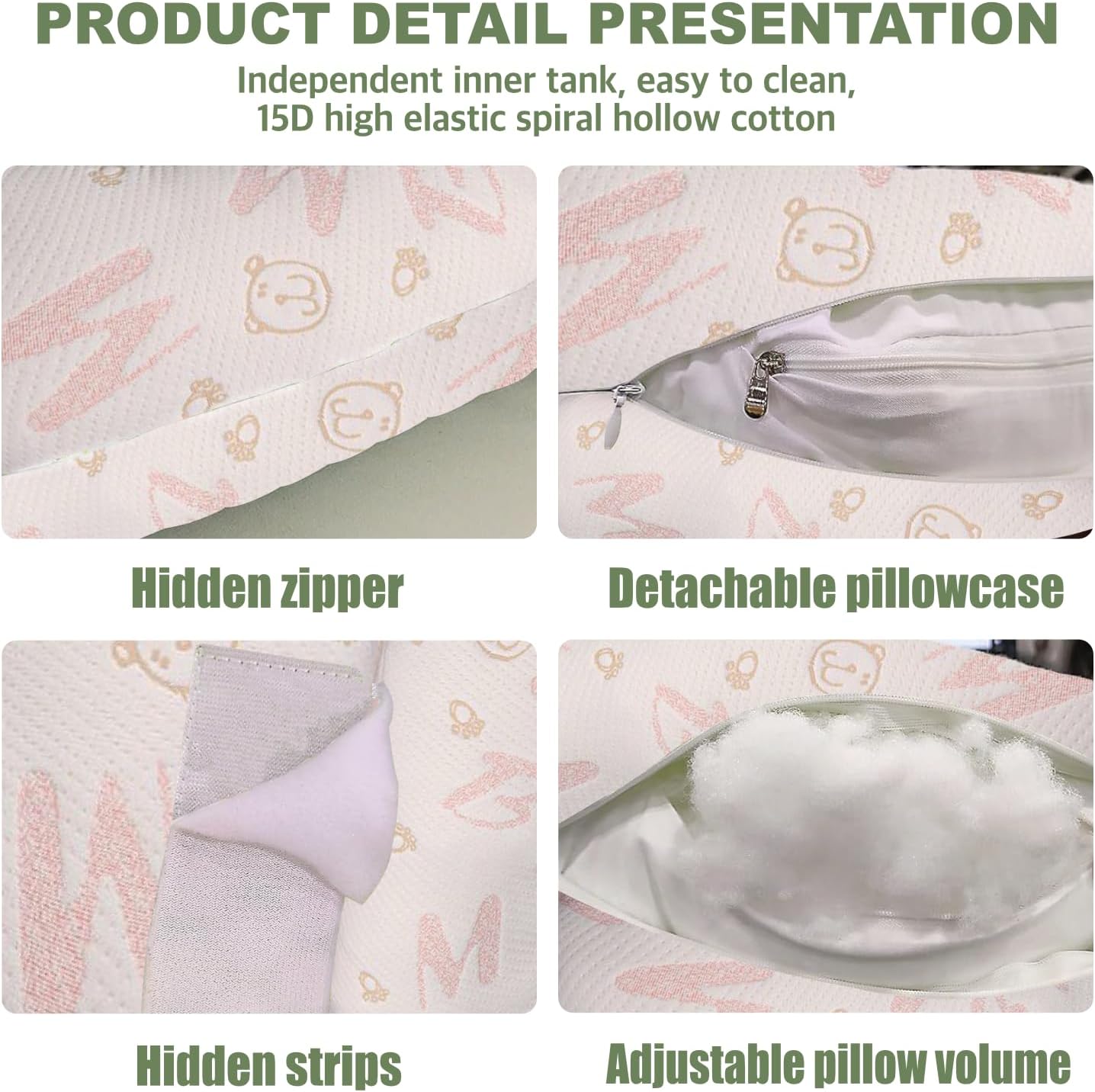 Pregnancy Pillows for Sleeping, Pregnancy Must Haves Body Pillow, Maternity Body Pillow for Adults, Support for Back, Legs, Belly, HIPS