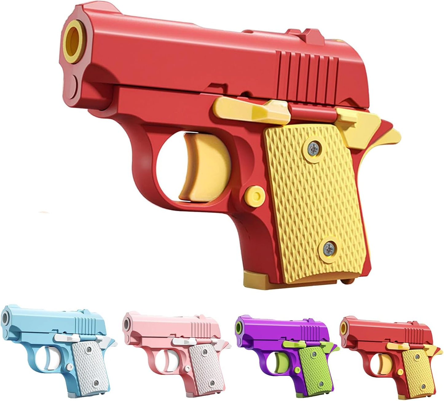 1911 3D Printed Small Pistol Toys, Stress Relief Pistol Toys for Adults, Fidget Toys Suitable for Relieving ADHD, Anxiety, Suitable Toys for Friends Adults and Kids Best Gift