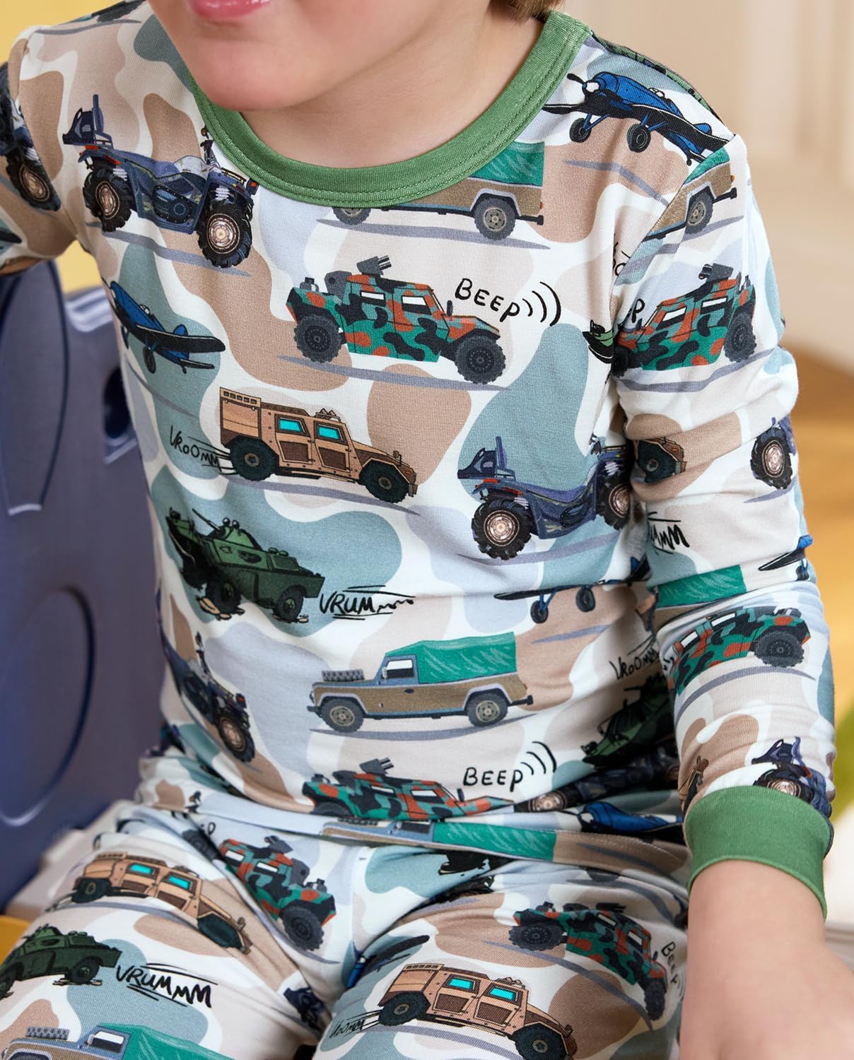 Bamboo Viscose Toddler Pajamas Boys Girls Baby 12M-8Y Pjs Sets Kids 2pcs Snug fit Long-Sleeve Sleepwear