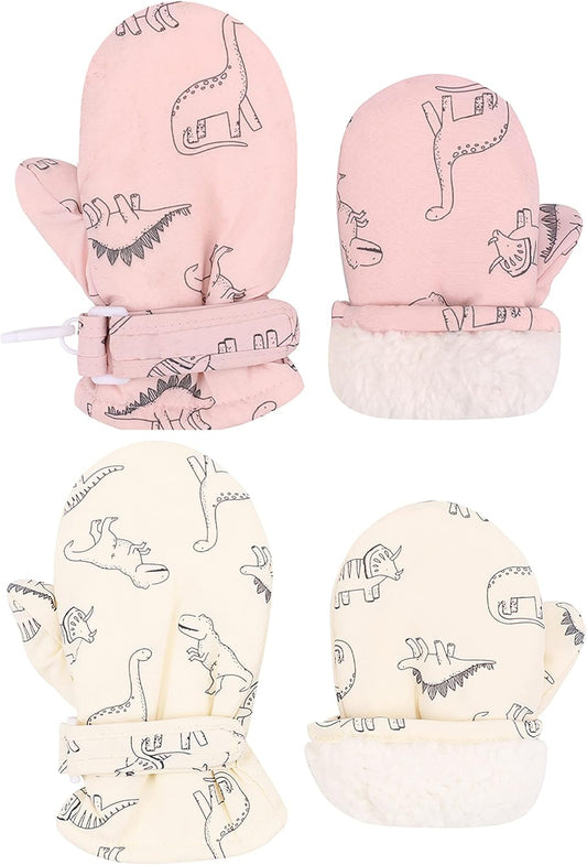 Toddler Gloves Kids Mittens Winter Warm Lined Fleece Gloves Waterproof Snow Baby Mitten for Boys Girls