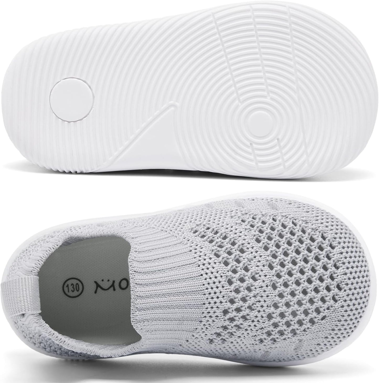 MORENDL Baby Toddler Walking Socks Non-Slip Breathable Unisex Casual Sneakers