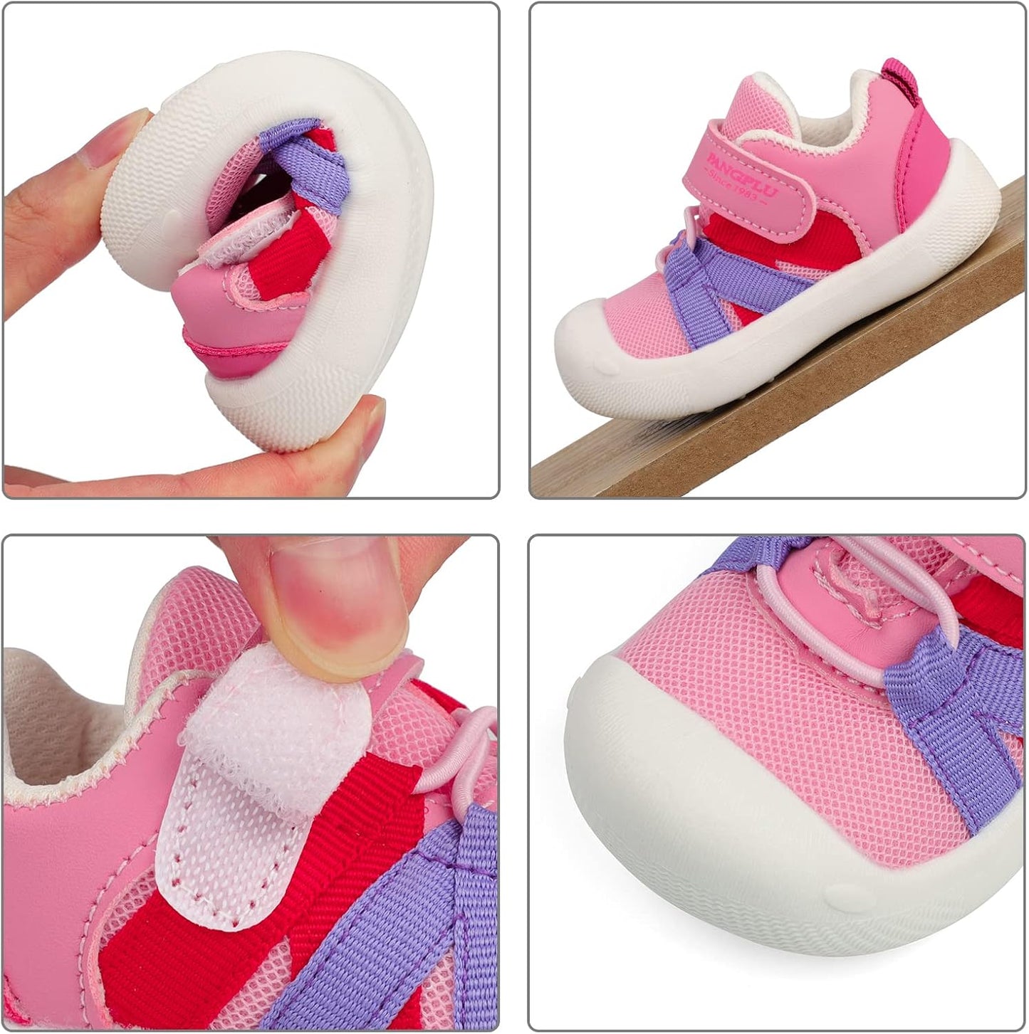 Baby Shoes Boys Girls First Walkers Cute Animals Toddler Sneakers Prewalkers Rubber Sole