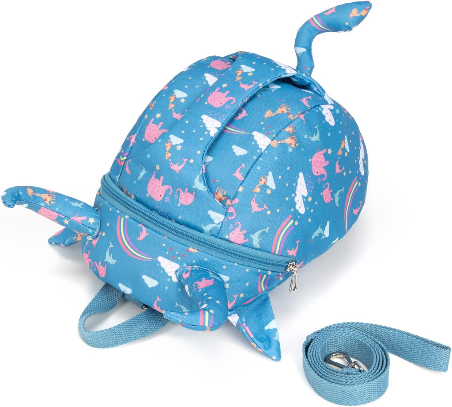 CFX Toddler Backpack Leash, Anti Lost Leash with Safety Handle, Attractive Toddler Leashes(Cow)