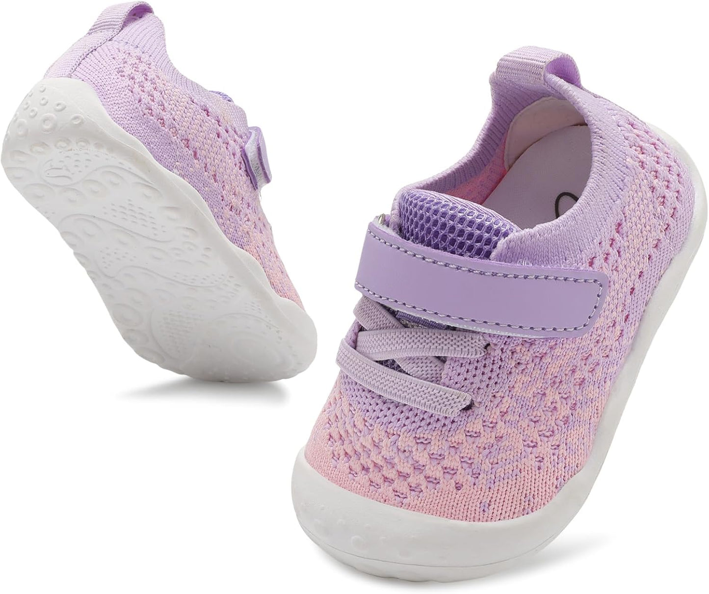 LeIsfIt Baby Shoes Girls Boys First Walking Shoes Infant Sneakers Crib Shoes Lightweight Non-Slip Shoes