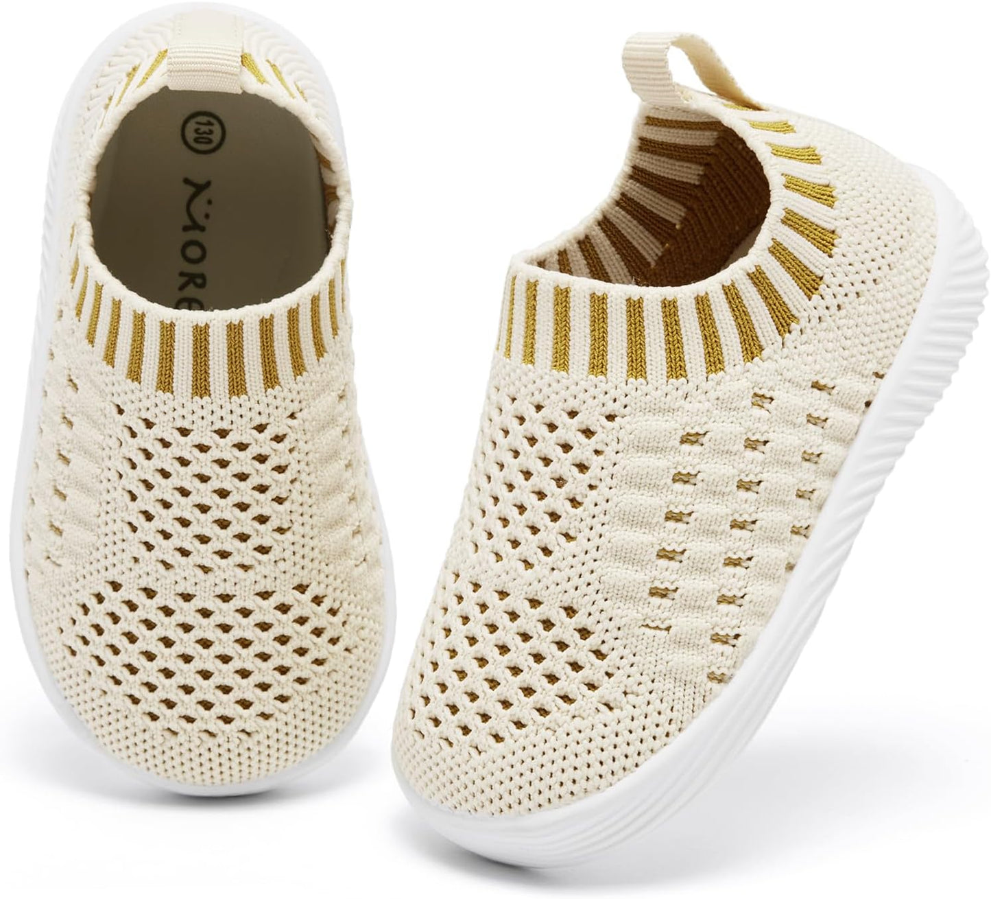 MORENDL Baby Toddler Walking Socks Non-Slip Breathable Unisex Casual Sneakers