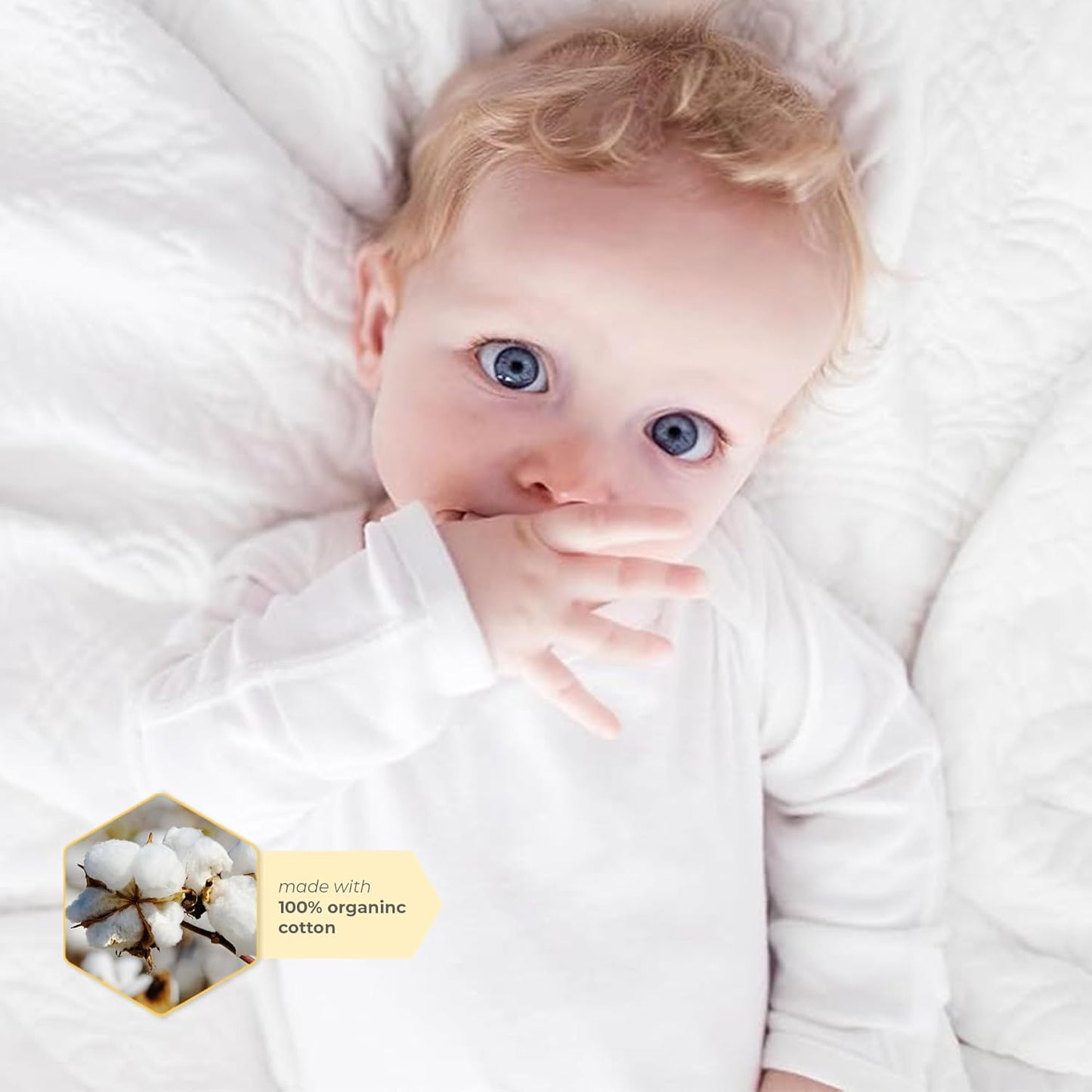 Burt's Bees Baby Unisex Organic Cotton Short and Long Sleeve Bodysuits, 5-Pack