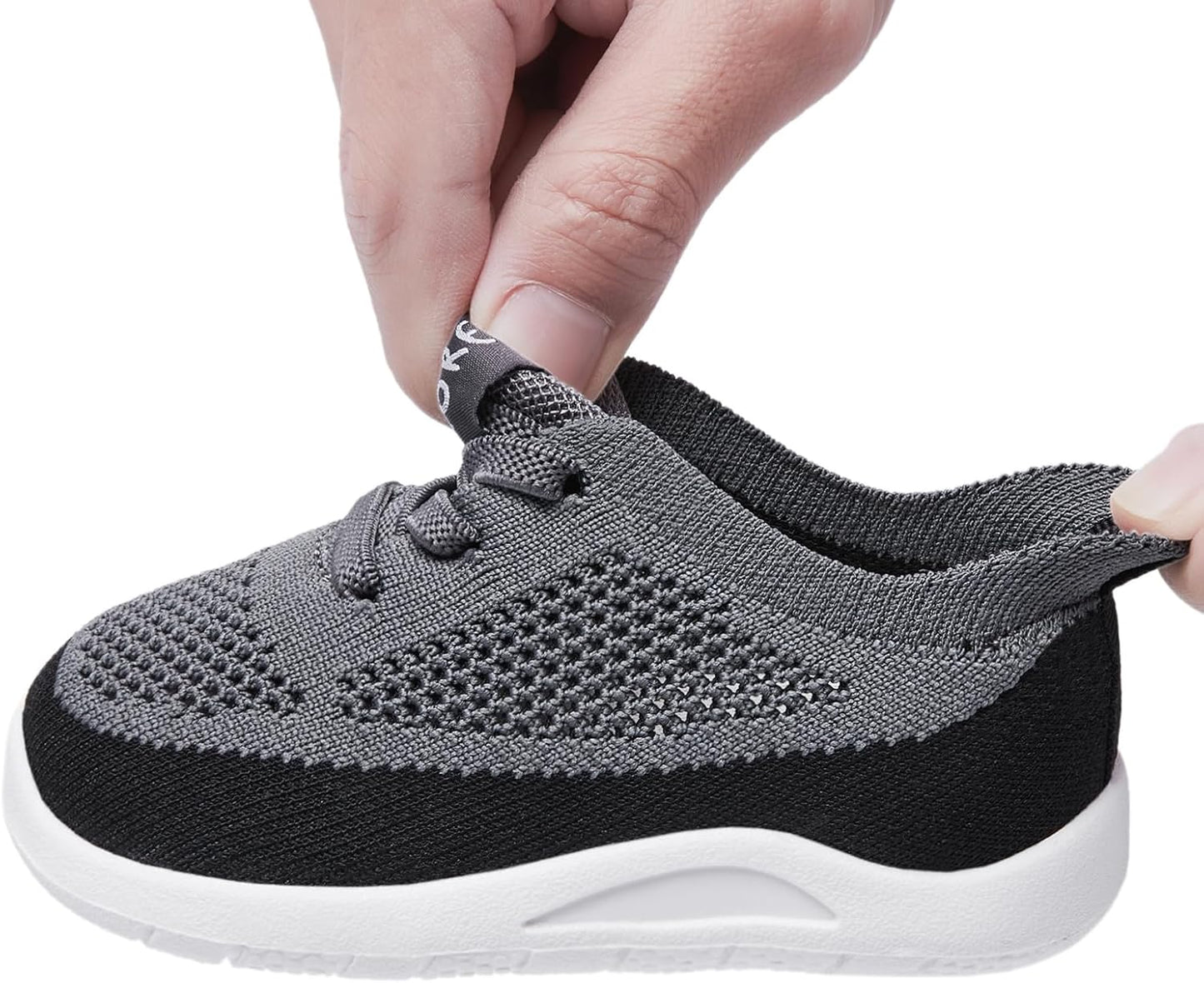 MORENDL Toddler Shoes Baby Walking Sock Shoes Infant Sneakers 0-4 Years Boy Girl Barefoot Tennis Shoe Non-Slip Brethable