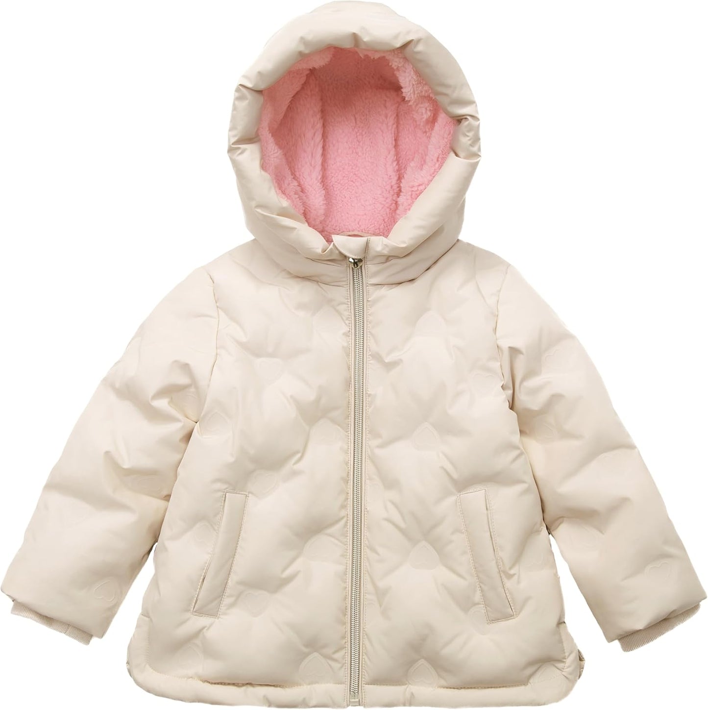 Rokka&Rolla Baby Toddler Girls' Water-Resistant Sherpa Fleece Lined Puffer Jacket Winter Coat