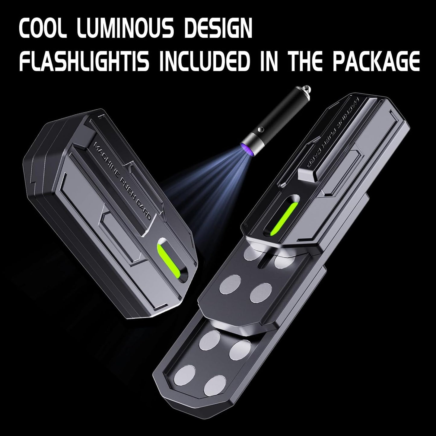 INNÔPLUS Fidget Slider, Fidget Toys Adults Metal Magnetic Fidgets Desk Toys, Cool EDC Gadgets Anxiety Stress Relief Toys, ADHD Tools for Adults, Mens Gifts for Him & Dad, Boyfriend