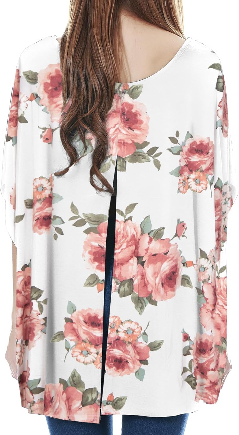 Smallshow Women's Nursing Top Maternity Poncho for Breastfeeding