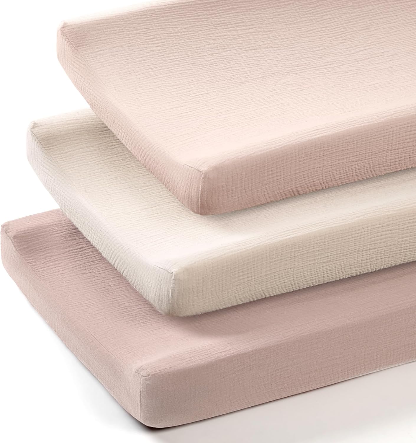 lulumoon Baby Changing Pad Cover: Muslin Diaper Changing Table Pad Cover - Changing Pad Sheets for Girls Boys