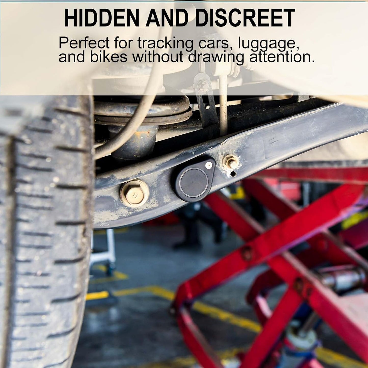 Ultra Magnetic AirTag Case-Waterproof AirTag Magnet Holder | The Secure Magnetic Lock AirTag Case, Discreet, Security Tool, AirTag Magnetic Case for Car, Truck, Skis and More(1pcak,Gray)