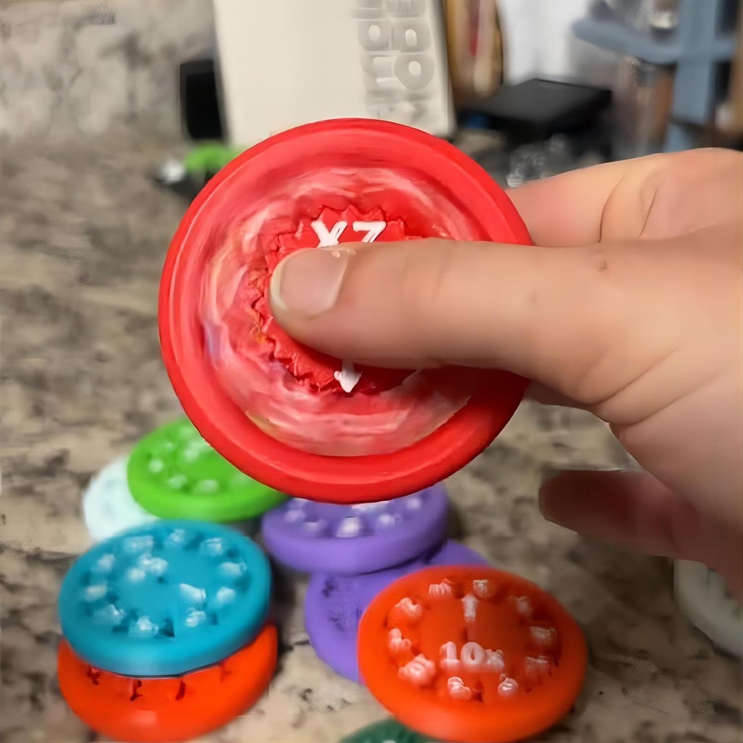 Math Fidget Spinner, Numbers Division and Multiplication Game, Math Learning, Kindergarten, Home School, Classroom (＋ -)