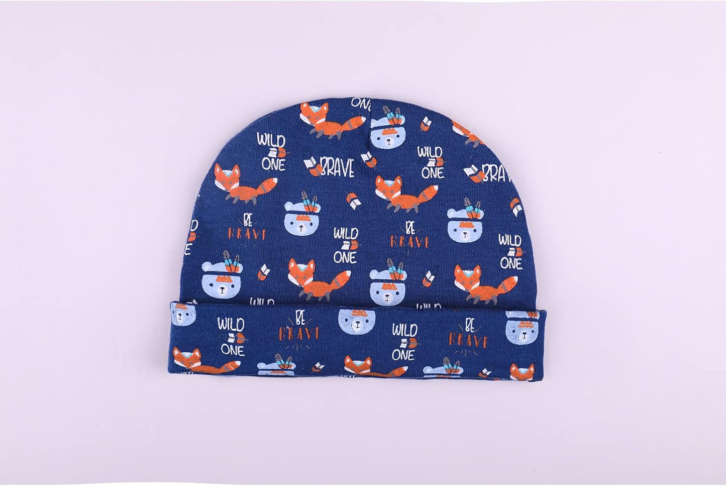 Baby Hat and Mittens Set Newborn Baby Hats Caps for Baby Boys Girls 0-6 Months 100% Cotton