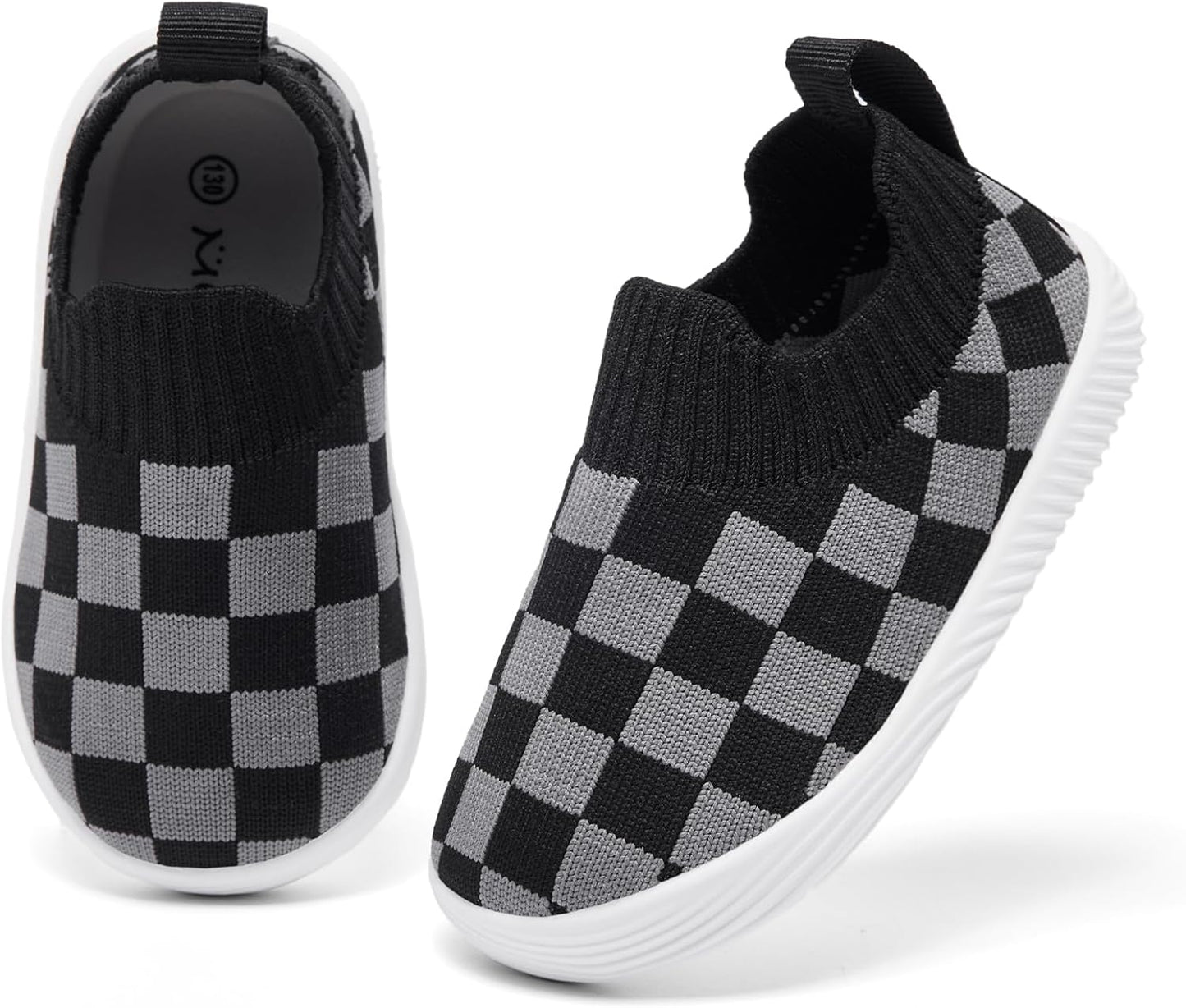 MORENDL Baby Toddler Walking Socks Non-Slip Breathable Unisex Casual Sneakers