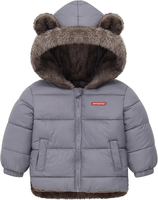 Winter Coat For Baby Boys Girls Fleece Jacket Toddler Clothes