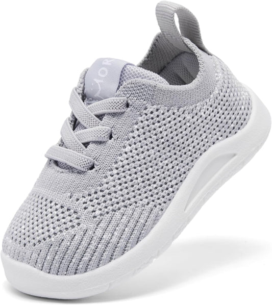 MORENDL Toddler Shoes Baby Walking Sock Shoes Infant Sneakers 0-4 Years Boy Girl Barefoot Tennis Shoe Non-Slip Brethable