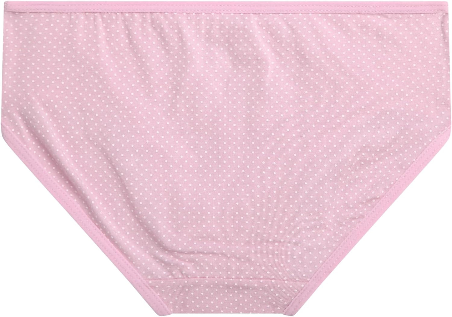 Laura Ashley Girls Underwear - 5 Pack Soft Stretch Breathable Panties for Girls - Lightweight Cotton Panties (Size: 4-12)
