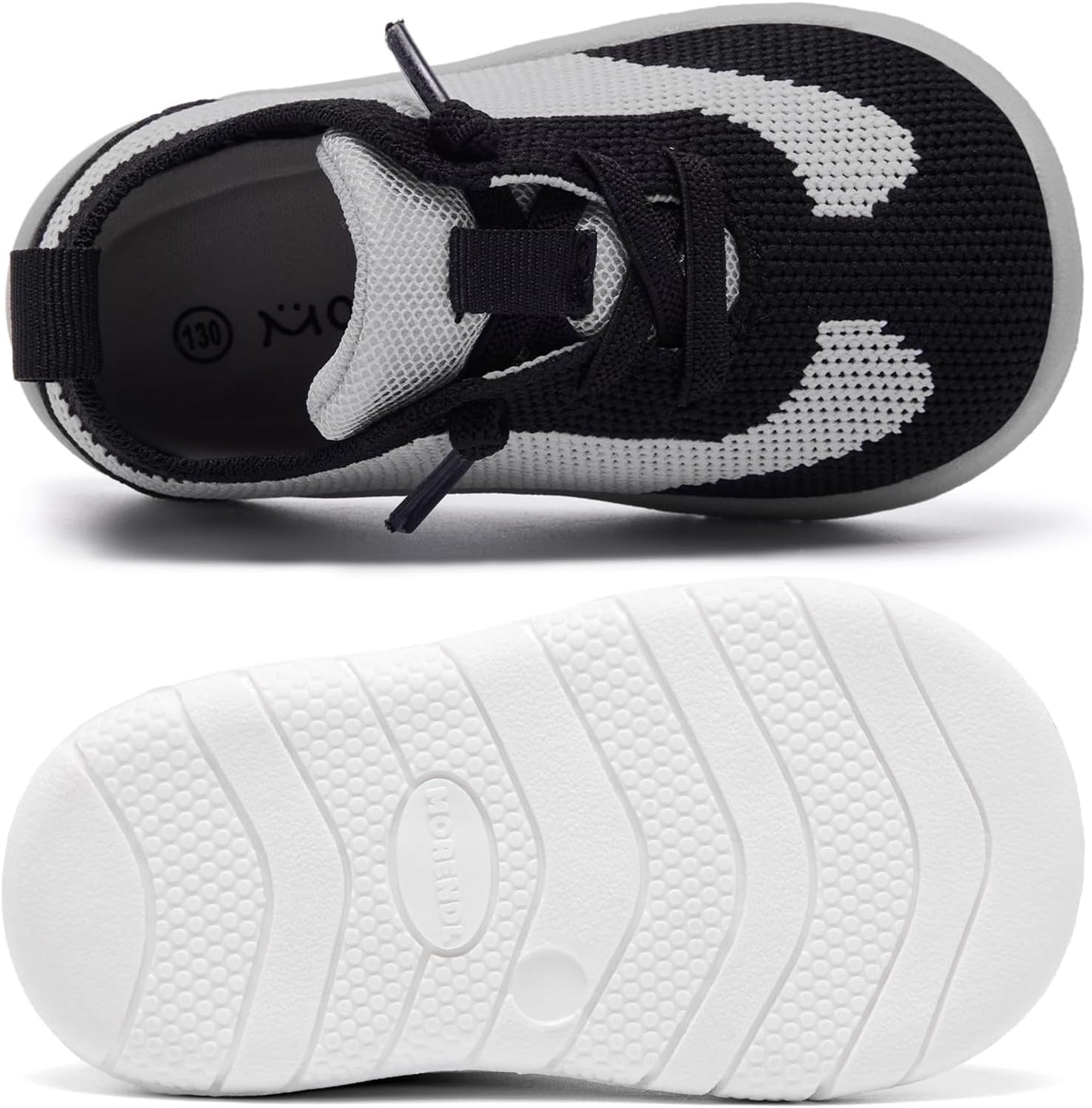 MORENDL Toddler Shoes Baby Walking Sock Shoes Infant Sneakers 0-4 Years Boy Girl Barefoot Tennis Shoe Non-Slip Brethable