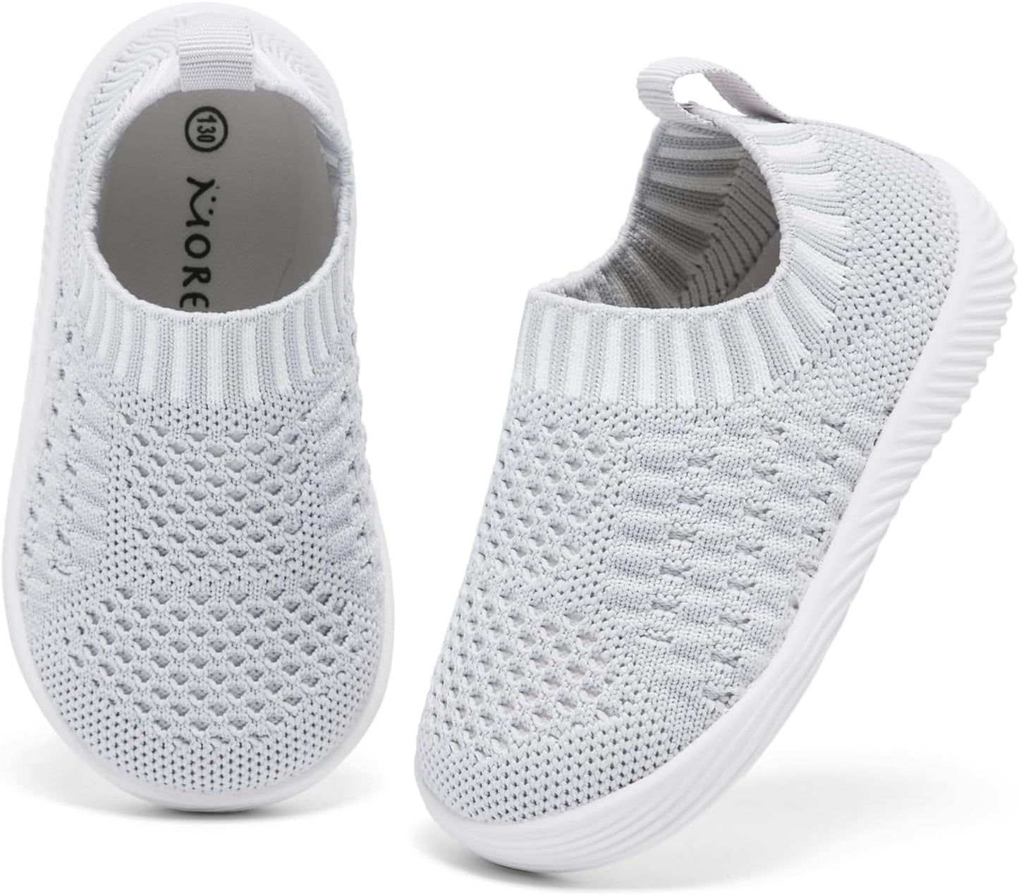 MORENDL Baby Toddler Walking Socks Non-Slip Breathable Unisex Casual Sneakers