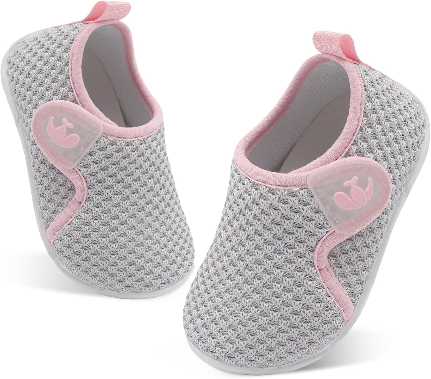 FEETCITY Toddler Walking Shoes Slip On Toddler Shoes Boys Girls Kids Sports Sneakers Casual School Shoes Barefoot Shoes