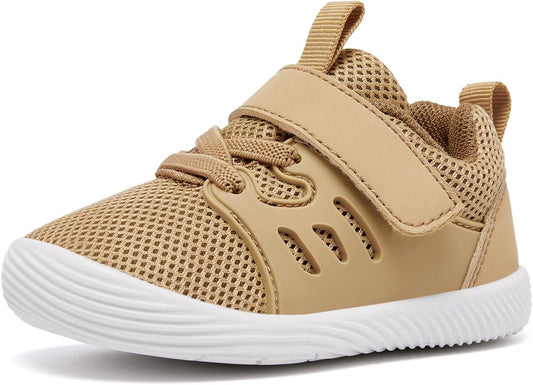 MORENDL Toddler Sneakers Baby Boys & Girls Barefoot Shoes Lightweight Breathable Walking Running Tennis Athletic Sport Shoes