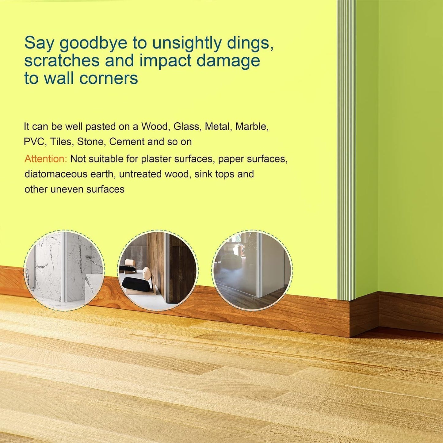 Baby Proofing 16.4ft Long (1.19" Wide) Corner Protector Baby Corner Guards Furniture Corner & Edge Safety Bumpers Clear Baby Proofing Bumper Cushion for Table Furniture Sharp Corners