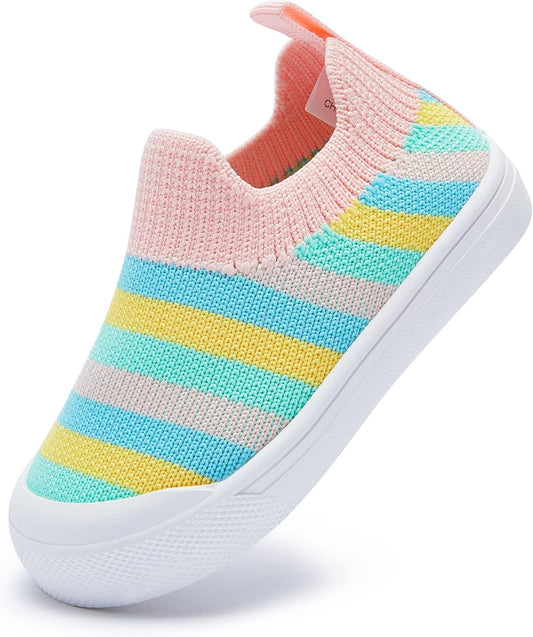 BMCiTYBM Baby Sneakers Girls Boys Lightweight Breathable Mesh First Walkers Shoes 6-24 Months