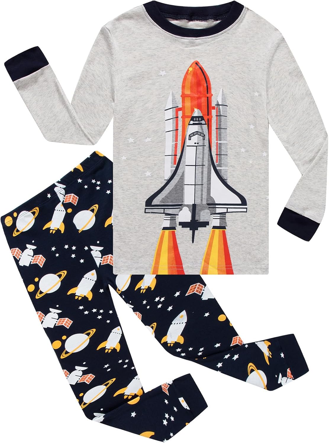 Boys Cotton Pajamas Long Sleeve Toddler Boys Pjs Kids Sleepwear Sets 18months-18years