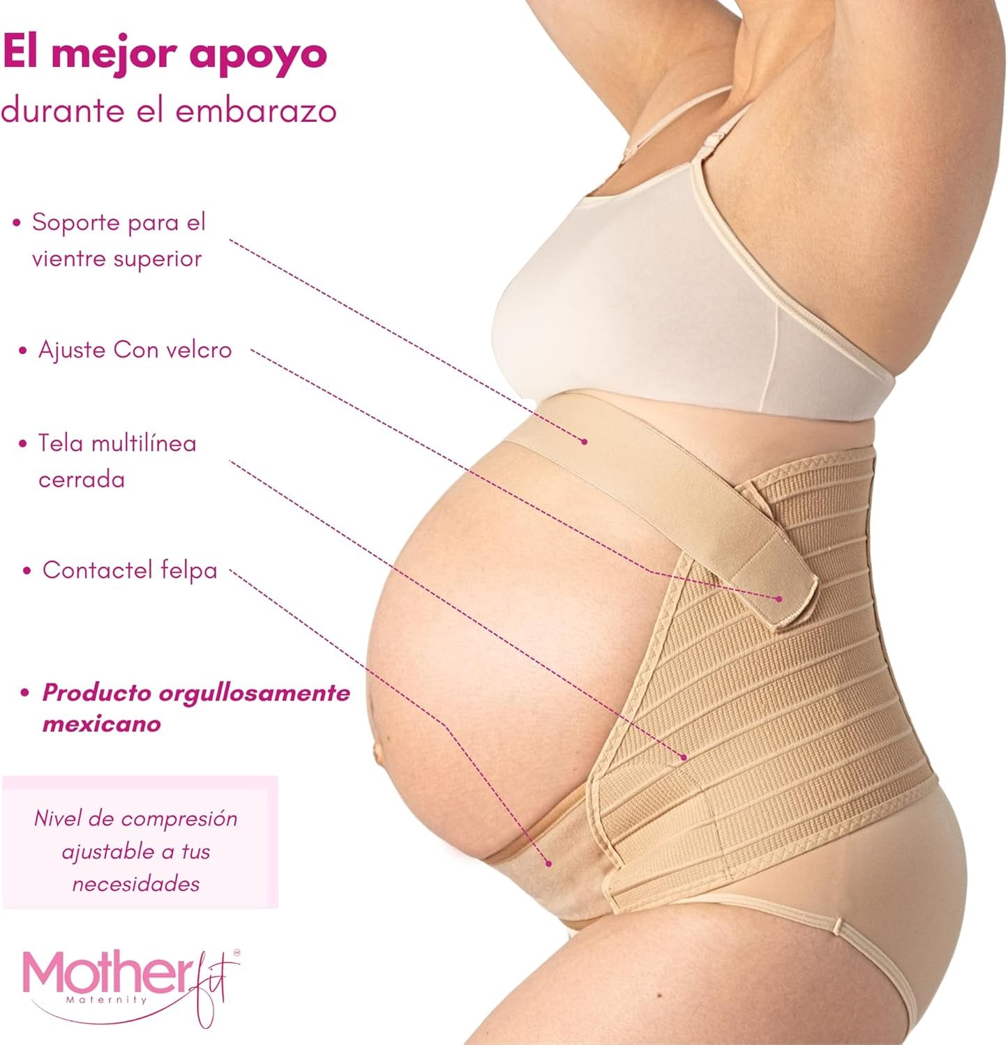 Pregnancy Girdle - Belly Bands for Pregnant Women Breathable Pregnancy Belly Support Band Adjustable Maternity Belt