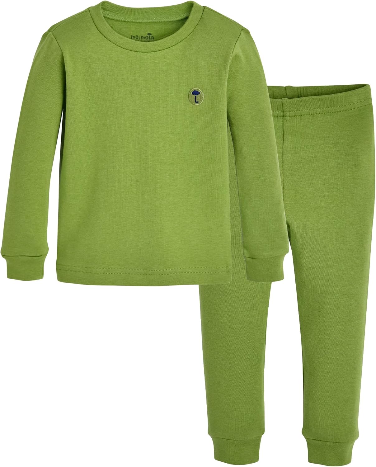 moimoln 6M-8Y Modal Cotton Solid Soft Breathable Baby Toddler Boys Girls Snug fit Pjs Long Sleeve Pajamas Set Sleepwear Daily