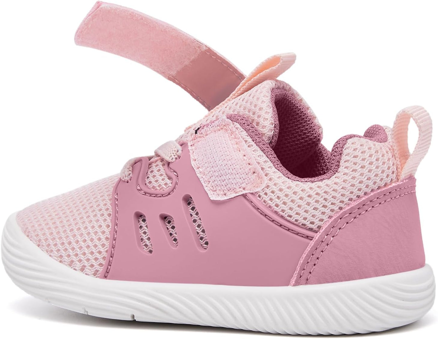 MORENDL Toddler Sneakers Baby Boys & Girls Barefoot Shoes Lightweight Breathable Walking Running Tennis Athletic Sport Shoes