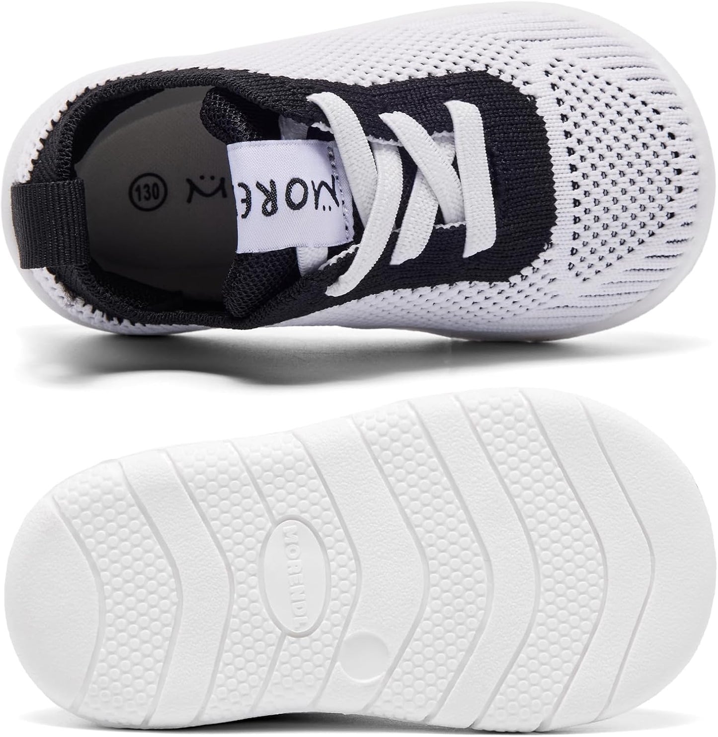 MORENDL Toddler Shoes Baby Walking Sock Shoes Infant Sneakers 0-4 Years Boy Girl Barefoot Tennis Shoe Non-Slip Brethable