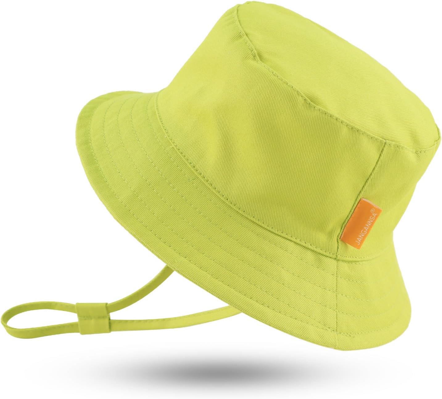 JANGANNSA Cotton Baby Sun Hat Infant Toddler Boys Girls Bucket Hats Summer Sun Protection Kids Beach Caps