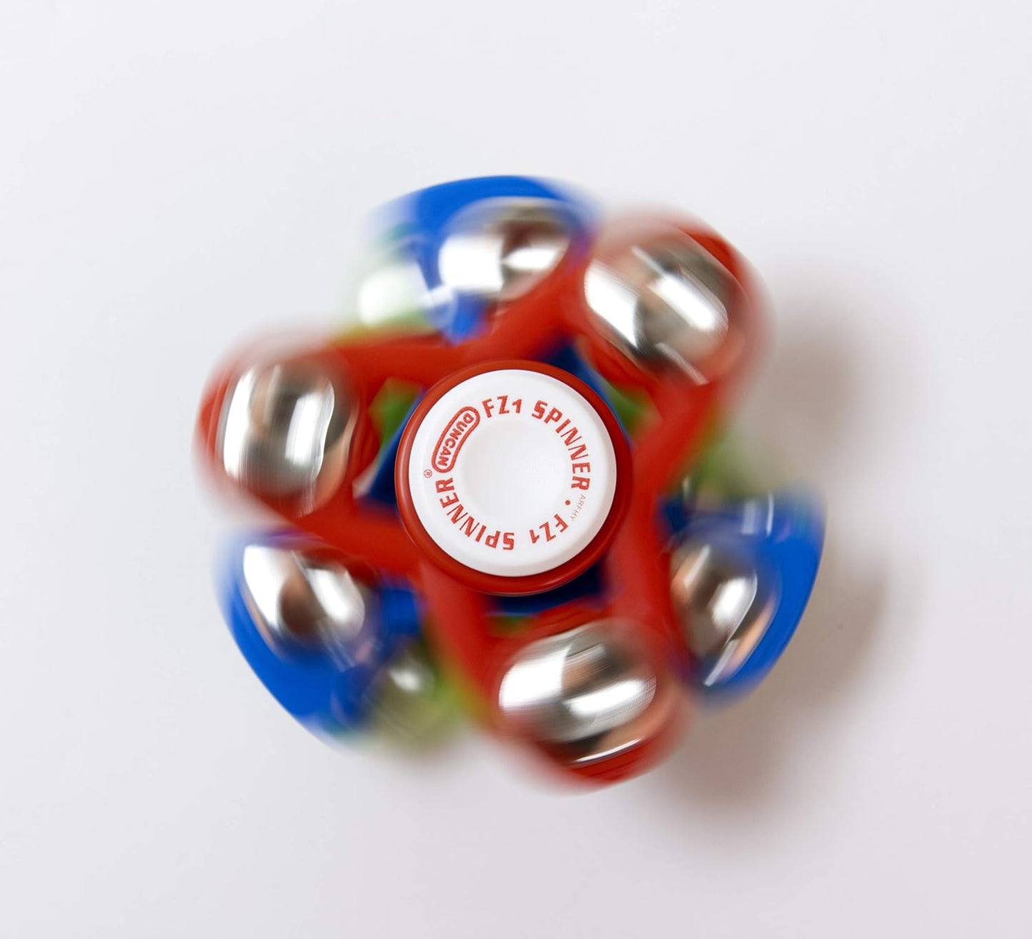 Duncan Toys Fidget Spinner Pack, Fidget and Sensory Toy Value Pack, Assorted Shapes, 4 Fidget Spinners, Multicolor