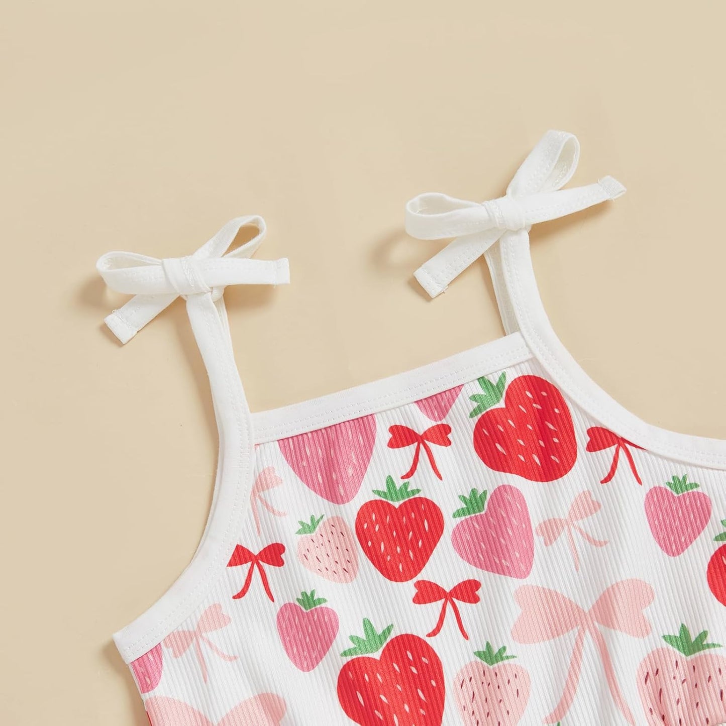 WZTYYDS Toddler Baby Girl Summer Clothes Floral Romper Tie-Up Strap Halter Jumpsuit Infant Summer Sling Playsuit 6M-3T