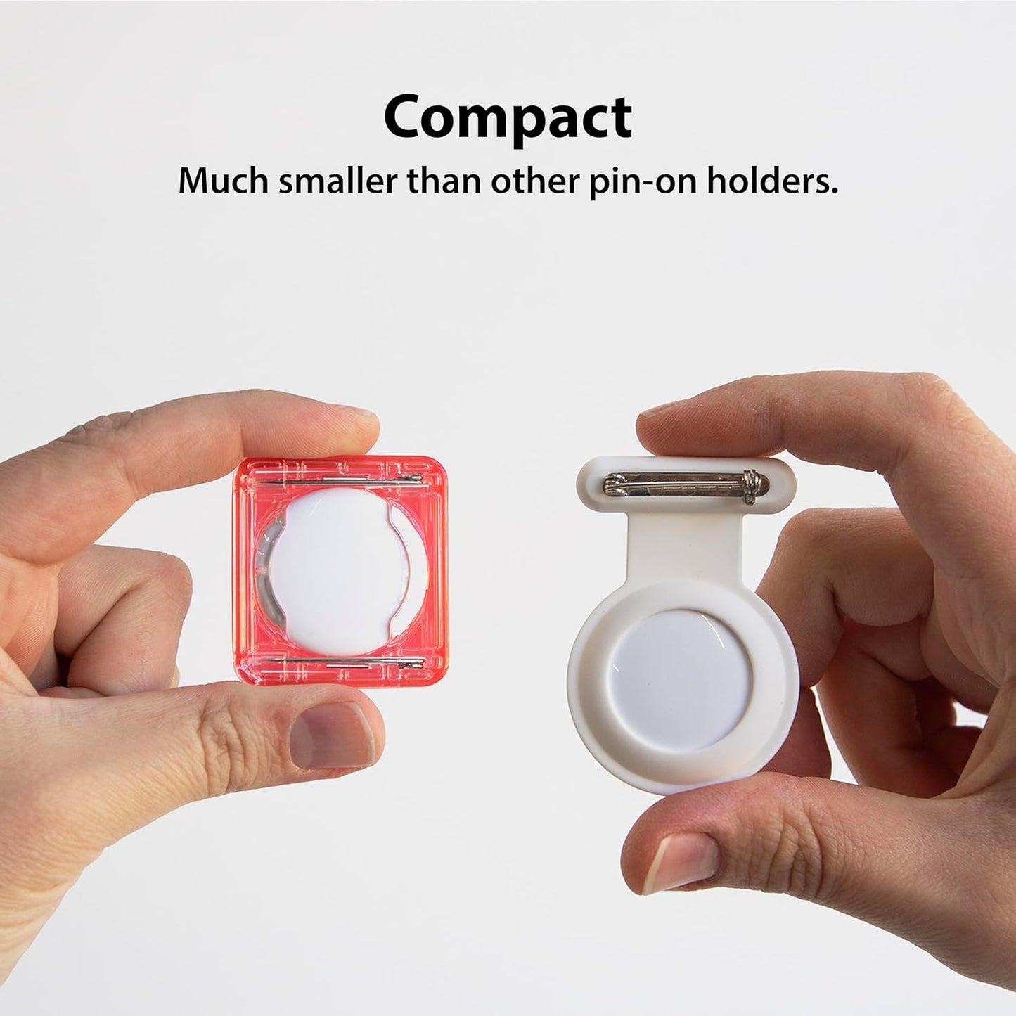 Elevation Lab TagVault™ AirTag Dual Safety Pin (4 Pack) - The Most Secure AirTag Holder for Kids | Low-Profile, Doesn't Dangle (Blue, Red, Green, Purple)