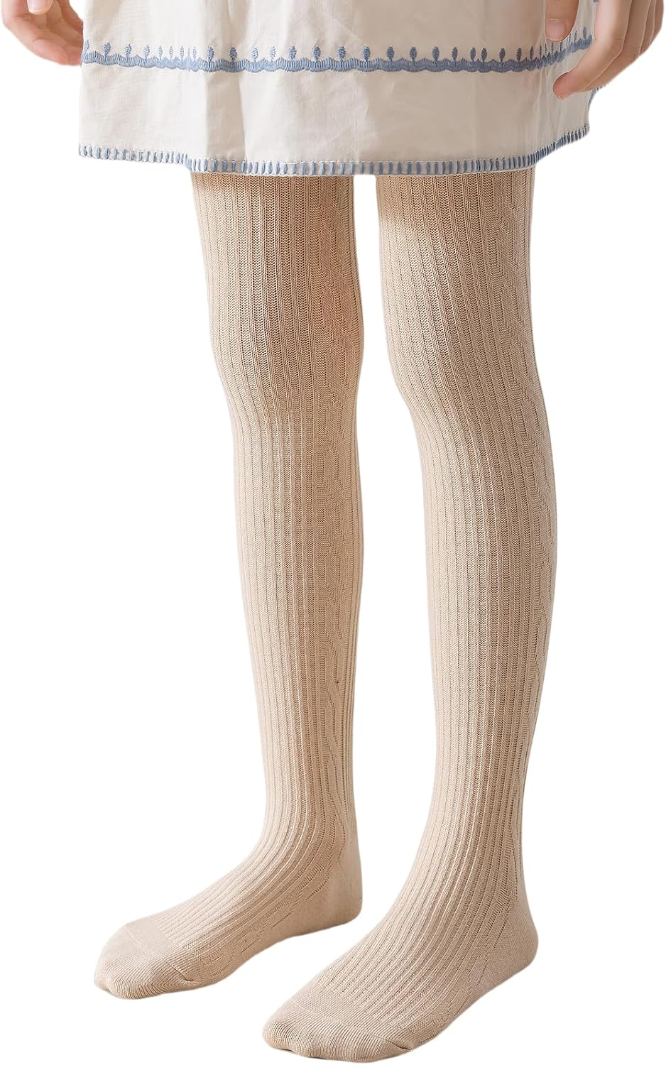 BINIDUCKLING Baby & Toddler Cable Kit Tights for Girls 6 Months - 8 Years