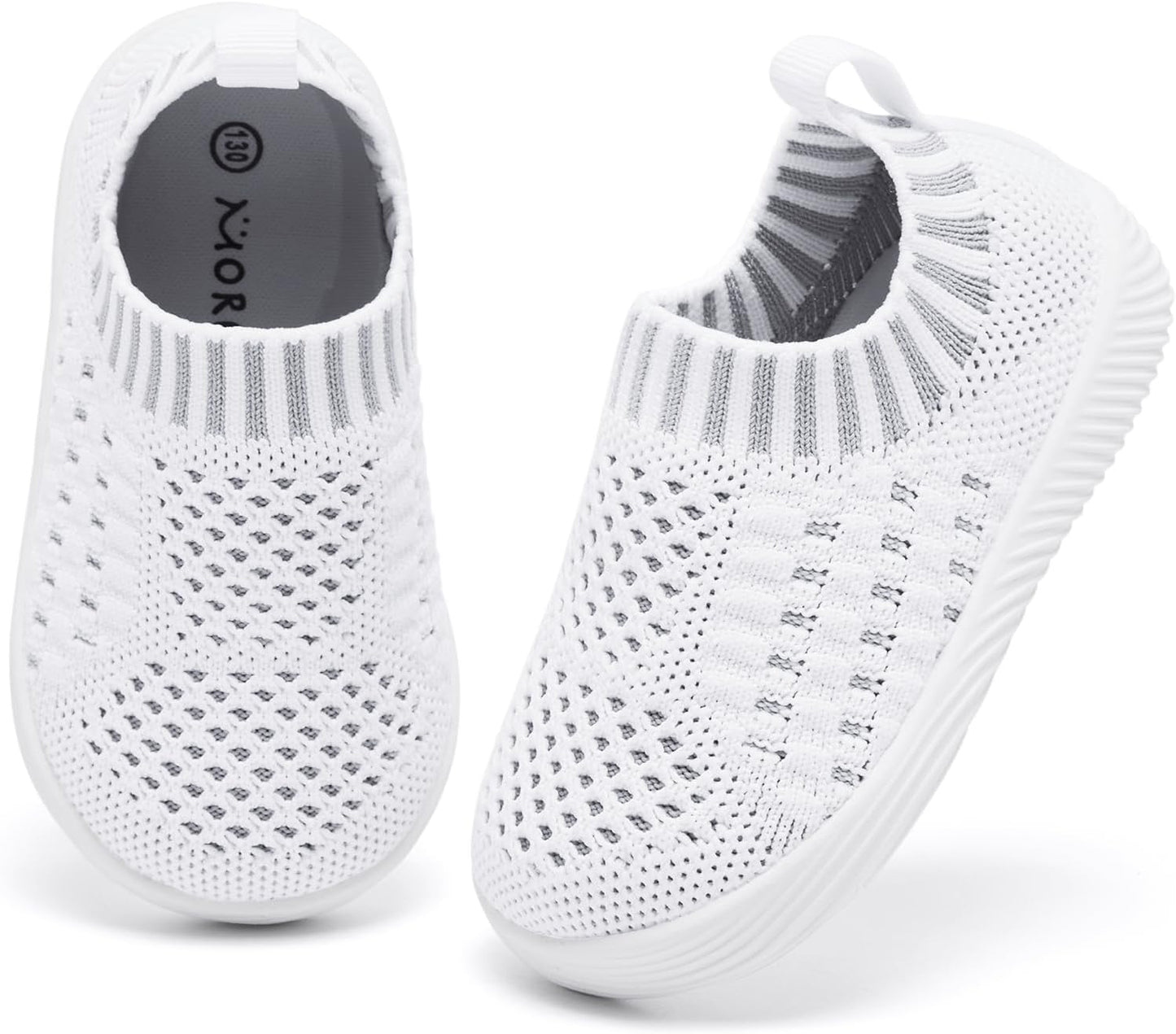 MORENDL Baby Toddler Walking Socks Non-Slip Breathable Unisex Casual Sneakers